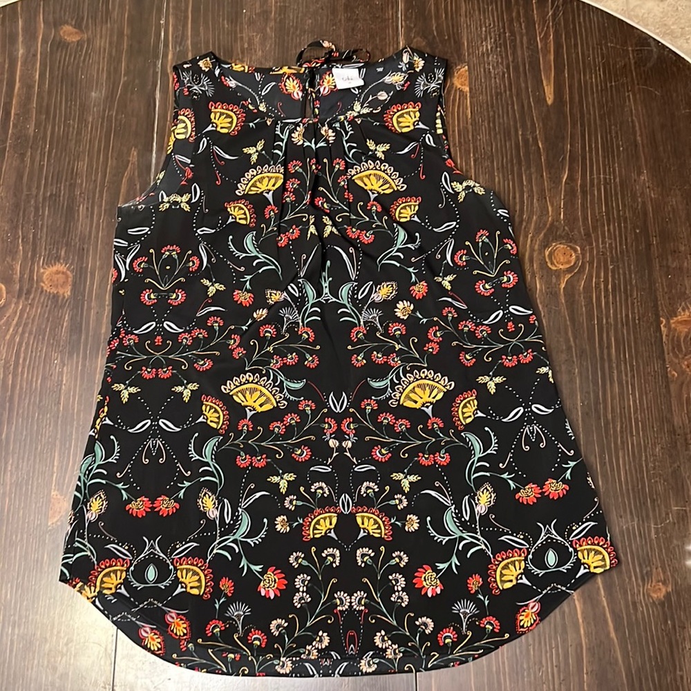 Floral Cabi Tank Size M